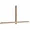 Ekena Millwork Eugene Smooth Timber Gable Bracket, Douglas Fir, 108"W x 45"H x 3 1/2"D x 3 1/2"F, 10/12 Pitch GBW108X45X0404EUG00SDF - alternate 3